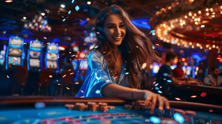 Studio live-dealer civictoto dengan blackjack, roulette, dan baccarat dalam tampilan multi-kamera profesional